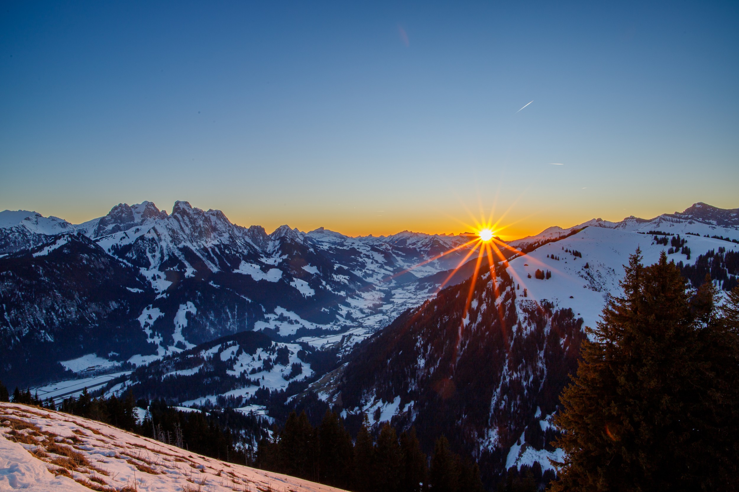coucher de soleil
